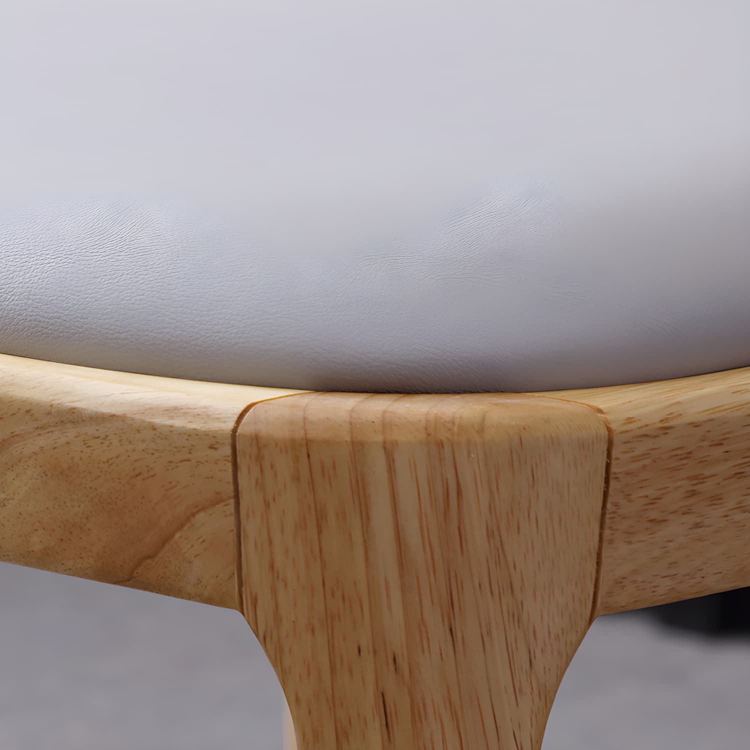Scandinavian Home Side Chair Parsons Back Wood Armless Dining Room Chair - image 27