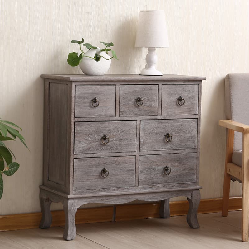 French Wood Vertical Console Dresser with 9 Drawers/7 Drawers/10 Drawers - image 12