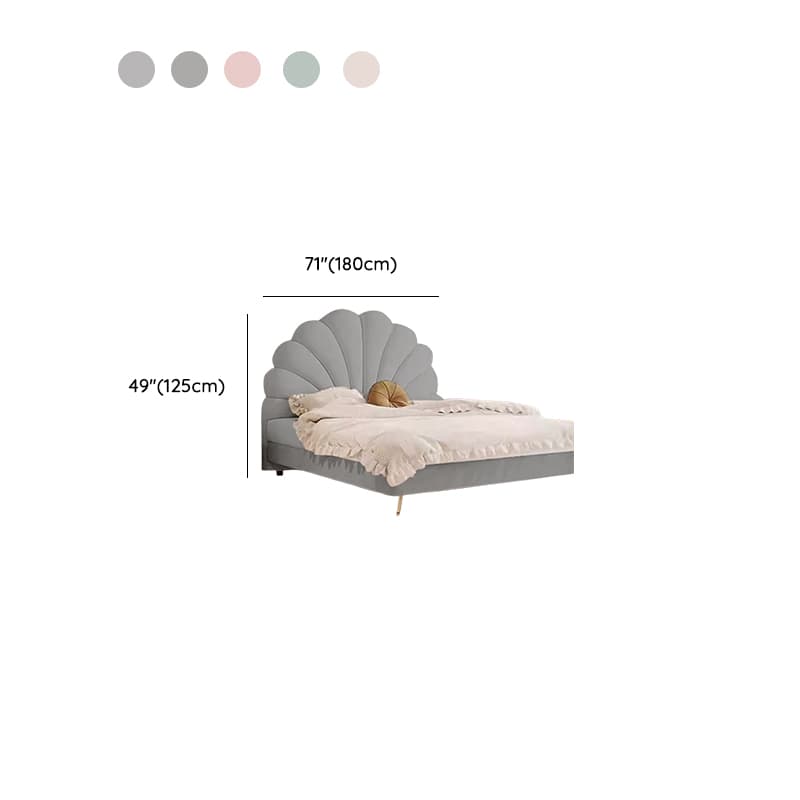 Modish Style Panel Headboard with No Distressing in Timber, Featuring Arched Shape for Twin XL/Full/Queen Bed, Sponge Upholstery Fill, Standard Height - image 15