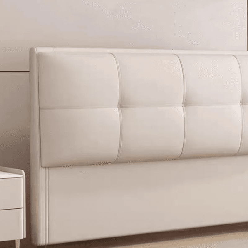 Simplistic Style Panel Headboard with No Distressing, Piled Tufted Rectangular Design for Twin/Queen/Full Bed, Featuring Sponge Upholstery and Standard Height - image 8