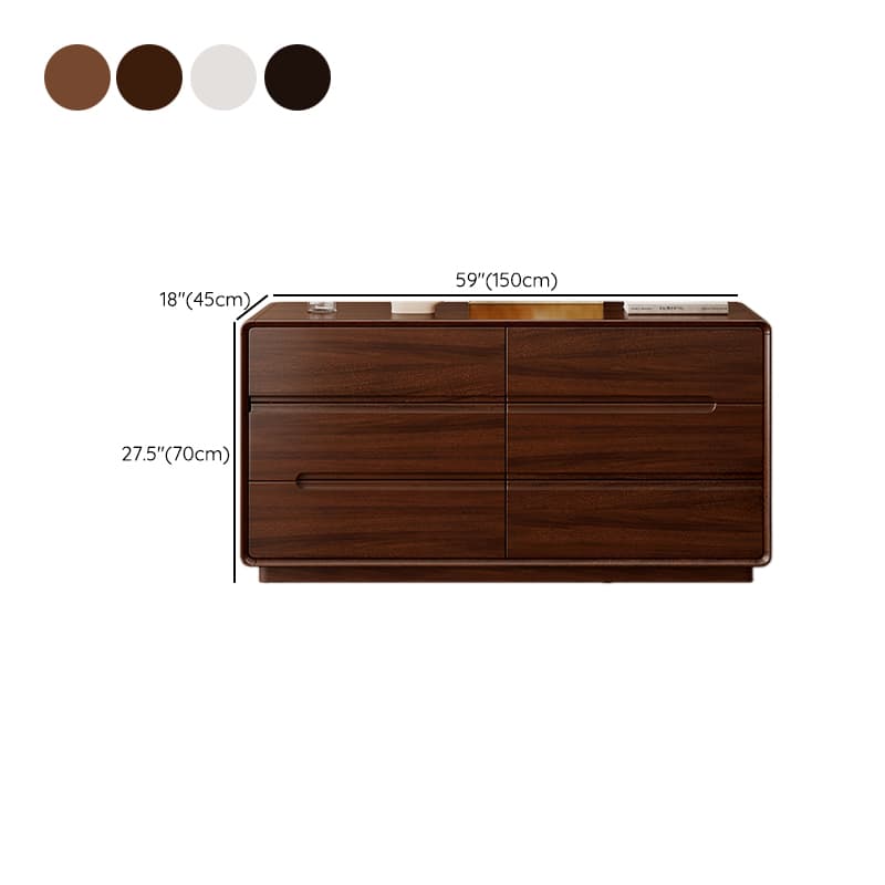 Trendy Walnut Wood Double Dresser/Lingerie Chest/Bachelor Chest with 5 Drawers/4 Drawers/8 Drawers in Horizontal/Vertical Orientation - image 26
