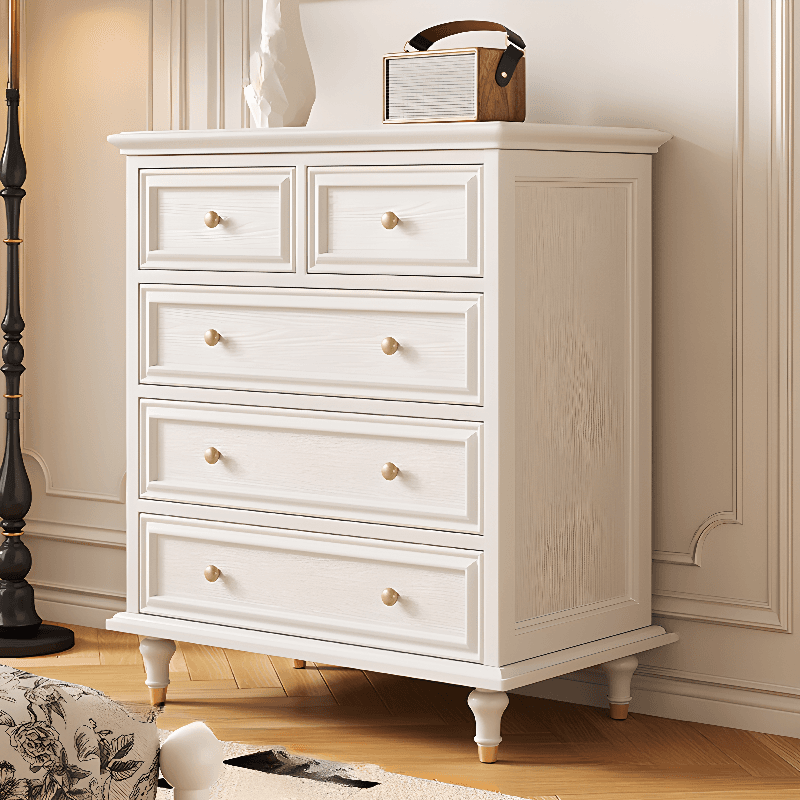 Simplistic Natural Wood Double Dresser with 8 Drawers/10 Drawers/5 Drawers in Horizontal/Vertical Orientation - image 4