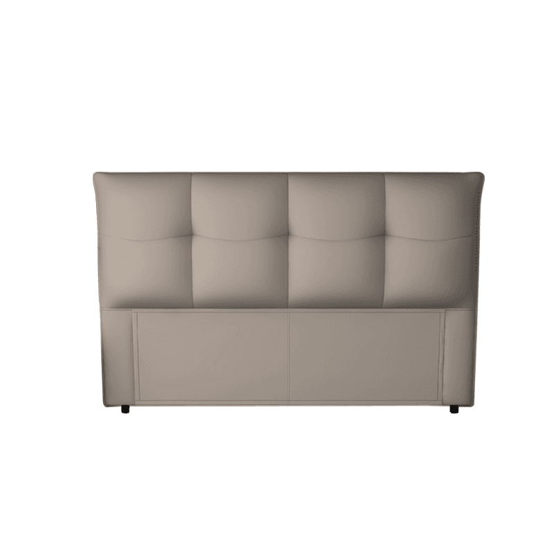 Elegant Pine Wood Full Bed with Tufted Panel Headboard, Rectangle Shape, Sponge Fill, and Standard Height Legs Included