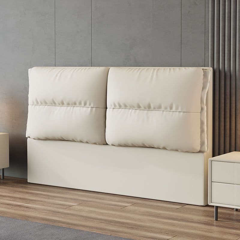 Trendy Panel Headboard in Laminate with No Distressing, Rectangle Shape for King/Queen/Full Bed, Featuring Sponge Upholstery and Standard Height