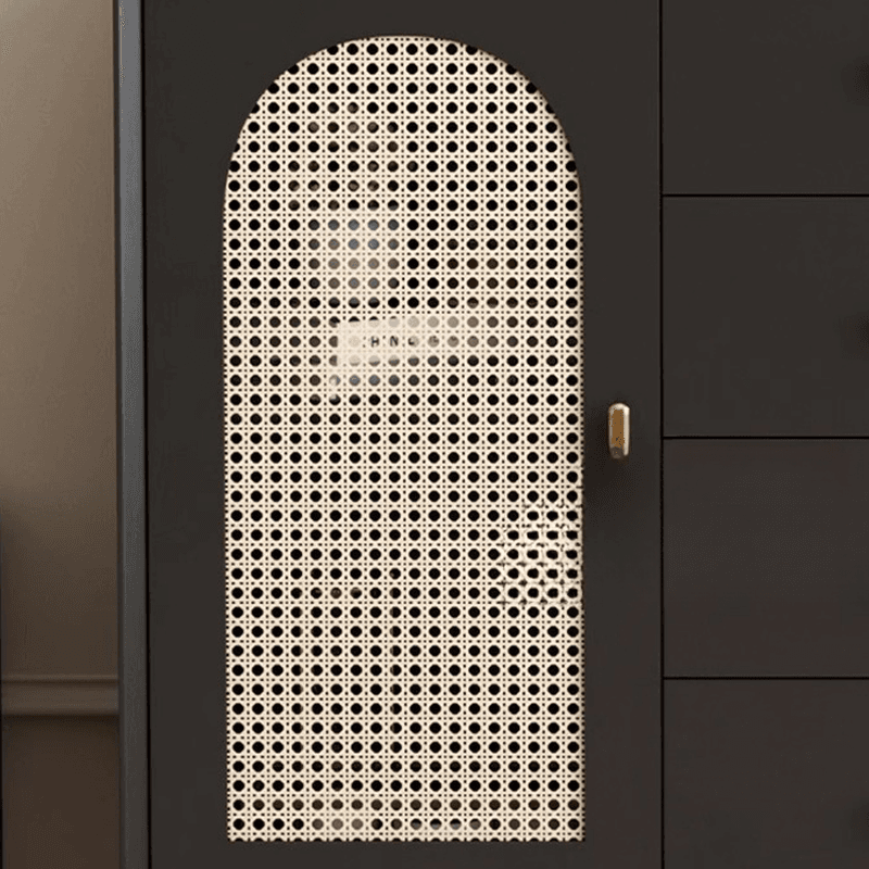 Matte Black Simplistic Wardrobe Combo with 2 Interior Shelves - image 5
