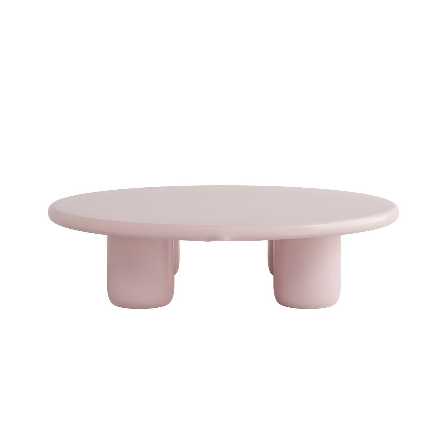Scandinavian 4 Legs Coffee Table Round 1 Single Cocktail Table - image 9