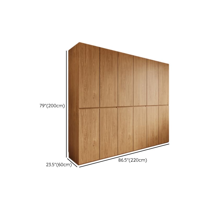 Acorn Minimalist Wooden Independent Wardrobe Closet with Soft Close Door, Interior Shelves, and Articulated Mechanism - image 14