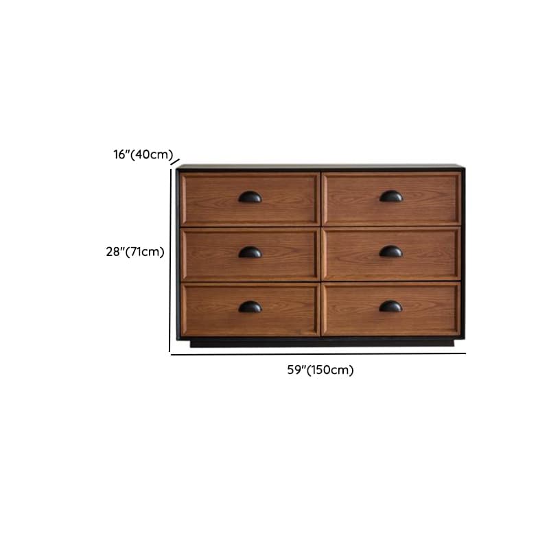 Cocoa Simplistic Reclaimed Wood Double Dresser/Lingerie Chest/Bachelor Chest with 6/8/9 Drawers, Horizontal/Vertical - image 27