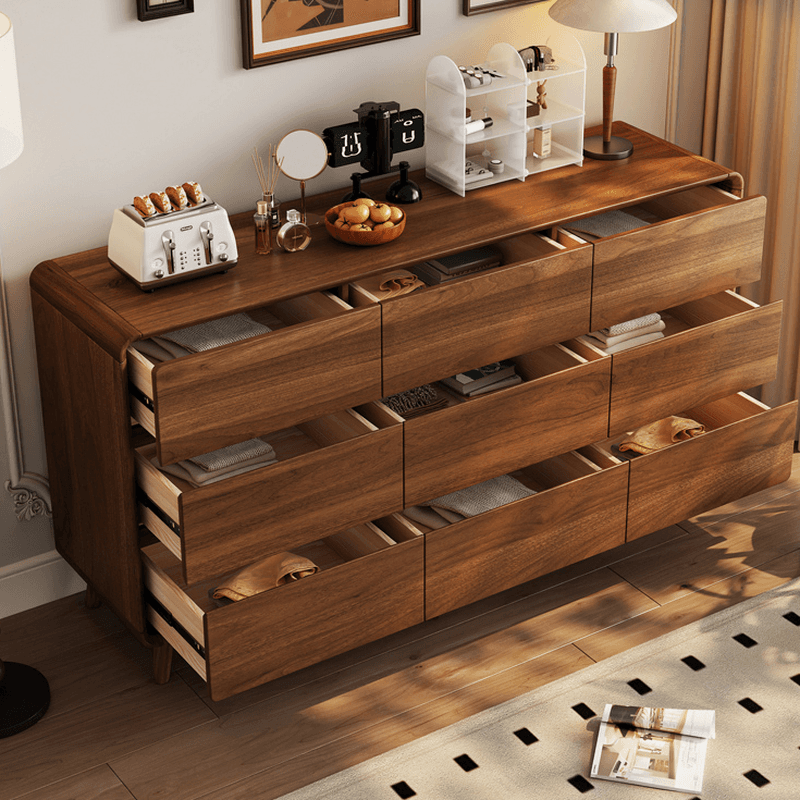 Cocoa Modern Simple Style Manufactured Wood Double Dresser/Bachelor Chest/Semainier with 6/3/5 Drawers Horizontal/Vertical - image 3