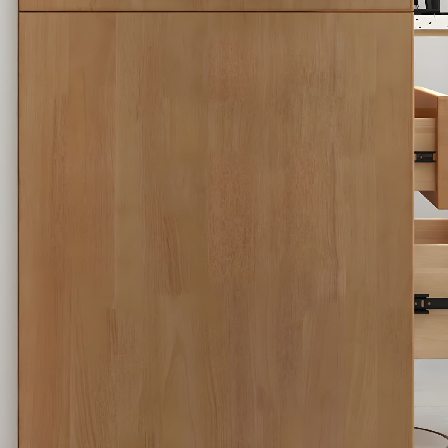 Modern Style Solid Wood Storage Sideboard Cabinet with Glass Doors and Drawers - image 12