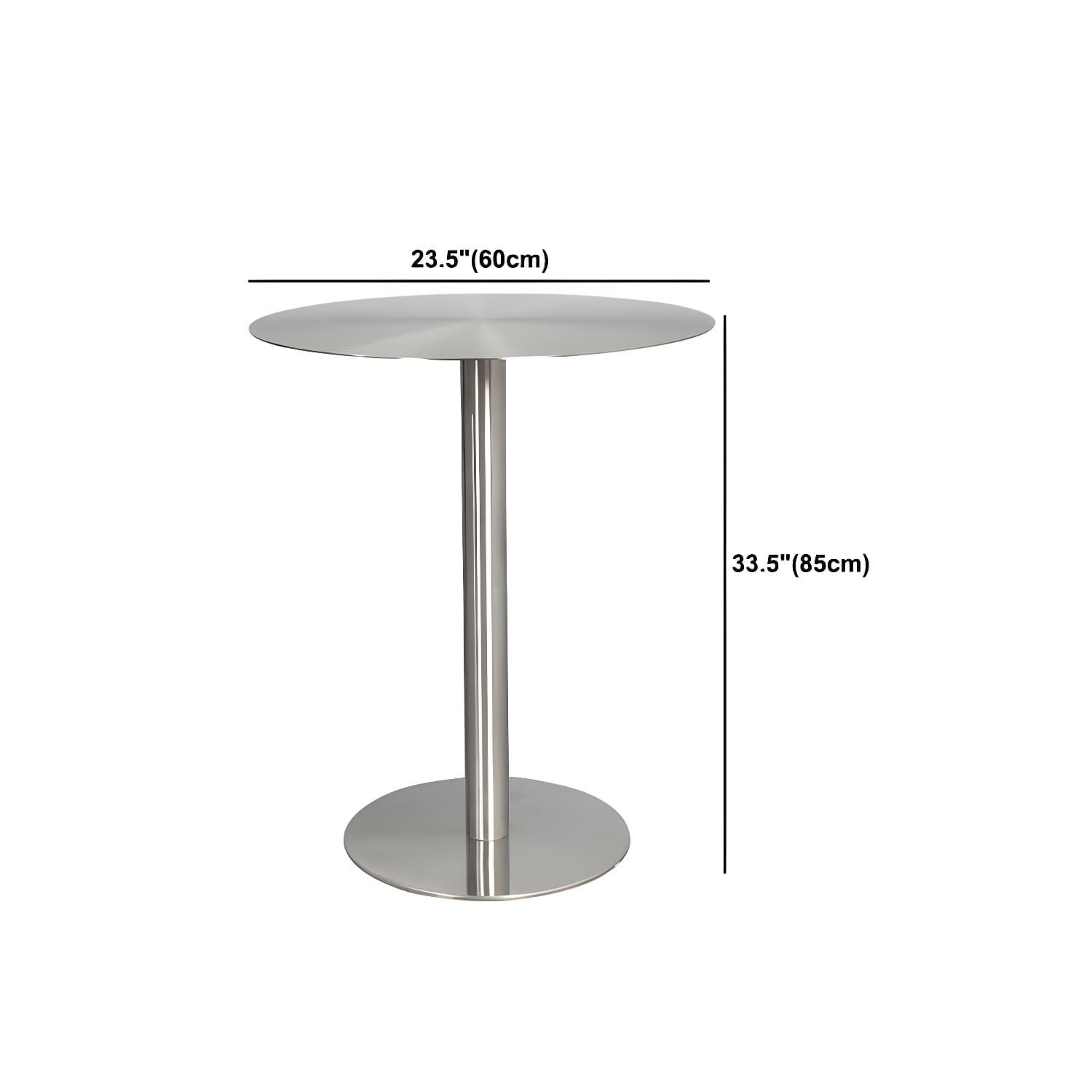 Mid-Century Modern Cocktail Table Pedestal 1 Single Coffee Table - image 21