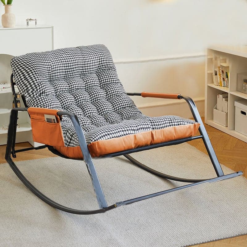 Stylish Tufted Upholstered Rocking Chair - Modern Design for a Comfy Home - image 9