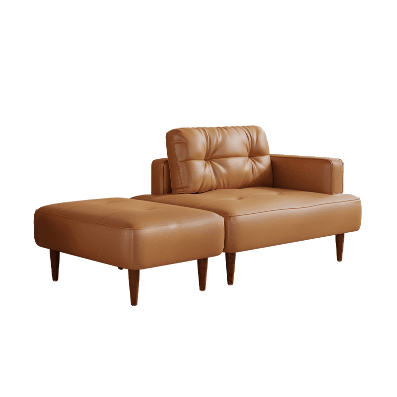 Drawing Room Stain Resistant Loveseat with Tufted Back in Taupe, 2-Person Seating, Receptacle Storage, and Recessed Arm - image 7
