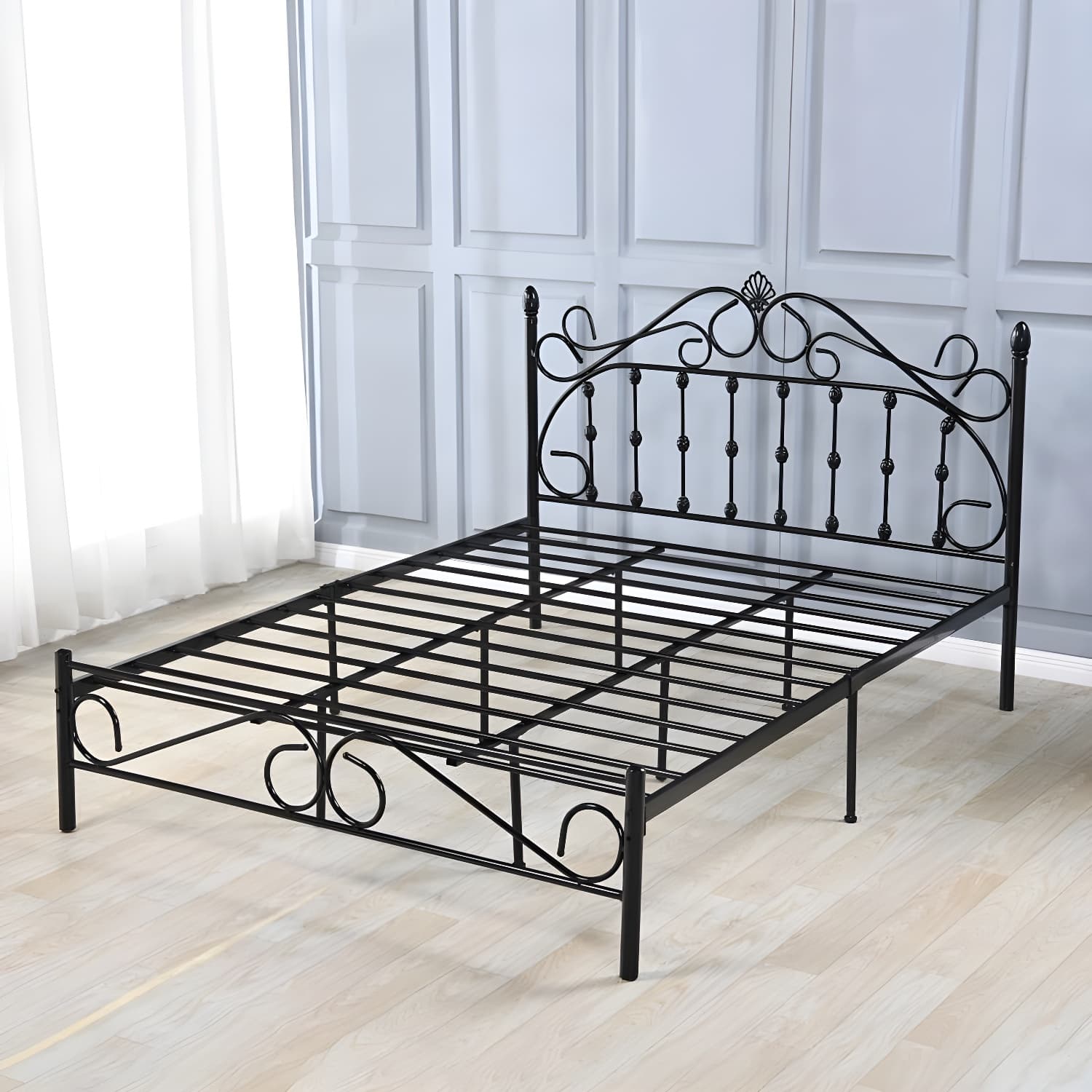 Industrial Style Standard Bed Iron Multiple Colors Excluding Storage Space - image 13