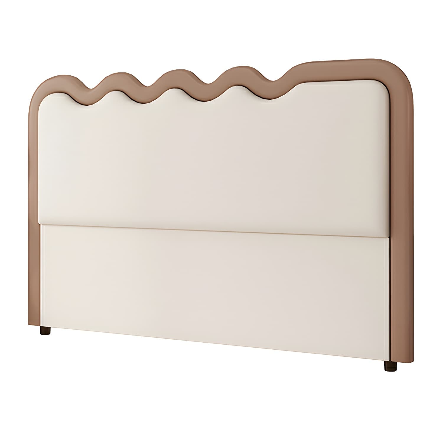 Modern Upholstered Panel Headboard with Leather Upholstery and Rectangular Shape - image 14