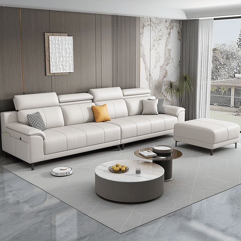 Straight/L-Shape Sofa/Corner Sectional with Horizontal/Left Orientation