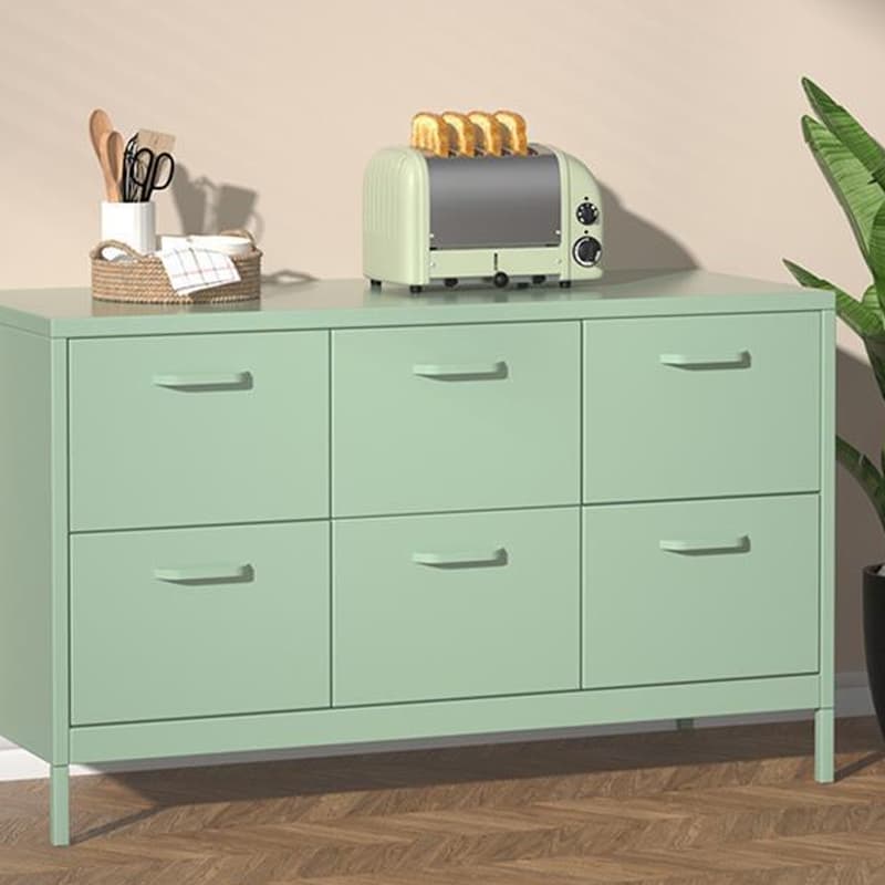 Free Standing Metal Waterproof Accent Chest with 6 Drawers/4 Drawers/9 Drawers Living Room - image 18