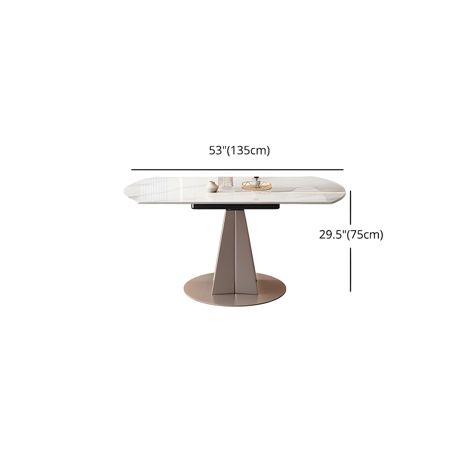 Contemporary 1/2/5/7 Pieces Dining Set Sintered Stone Dining Room Set for Small Space - image 12