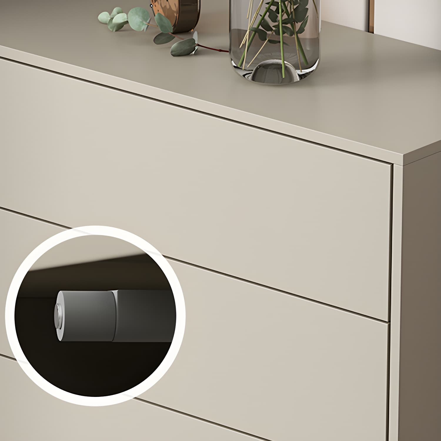 9.37"/47.24" Tall Wooden Chest, Rectangle Accent Chest with Drawers - image 11