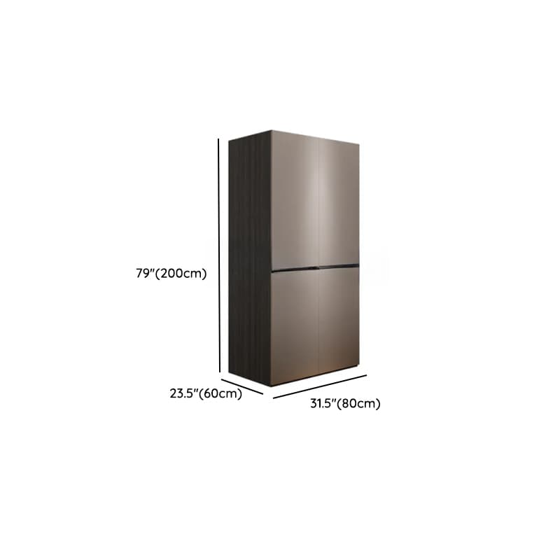 Sand Minimalist Laminate Cabinet Armoire with Soft Close Drawer, Soft Close Door, Interior Shelves, and Clothing Rod - image 18