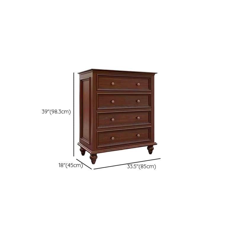 Cocoa Casual Ash Wood Double Dresser/Lingerie Chest with 9/8/6 Drawers, Horizontal/Vertical - image 16