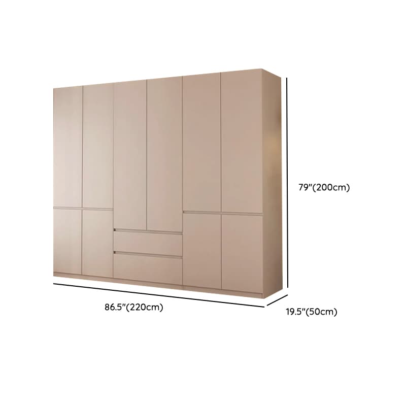 Auburn Self-supporting Cabinet Armoire with 2 Drawers and Gate Doors - image 16