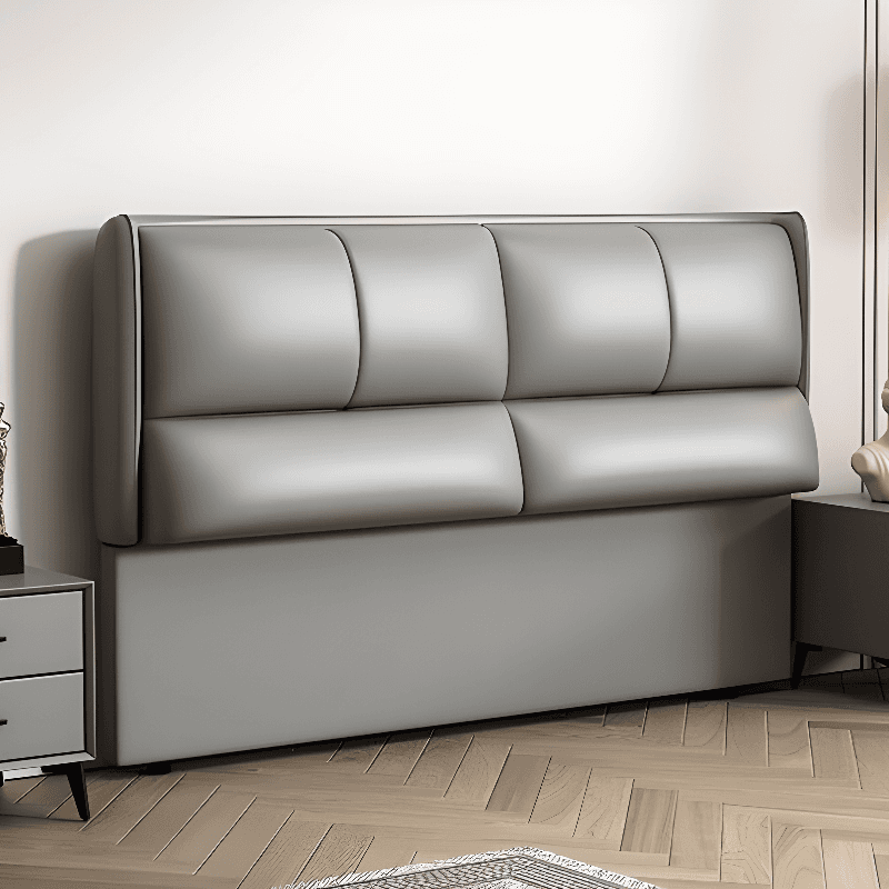 Modish Style Panel Headboard in Pine Wood with No Distressing, Rectangle Shape for King/Twin XL/Queen Bed, Featuring Sponge Upholstery Fill and Standard Height - image 4