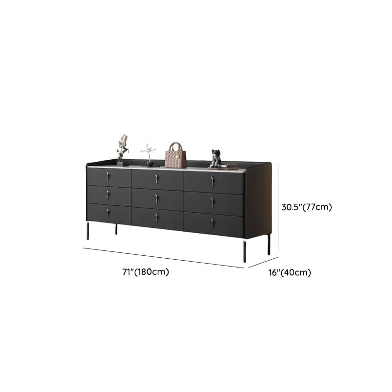 Modern Simple Style Stone Double Dresser/Bachelor Chest, Horizontal/Vertical - image 23