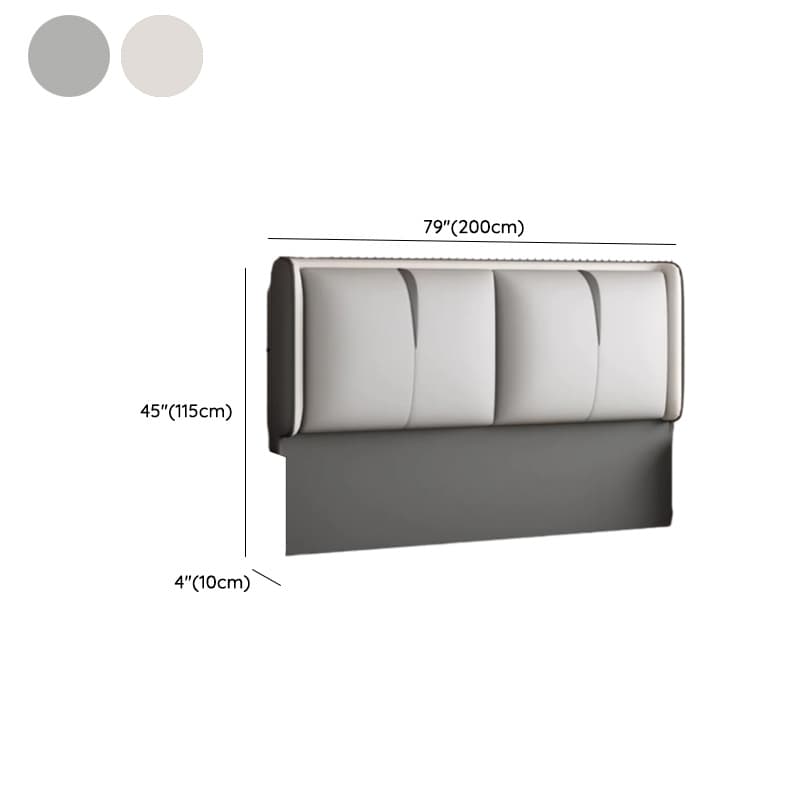 Minimalist Rectangle Timber Panel With Legs & Sponge Cushion for King(76"W x 80"L)/Queen(60"W x 80"L)/Full(54"W x 75"L) Bed, Standard（36-55“） - image 22