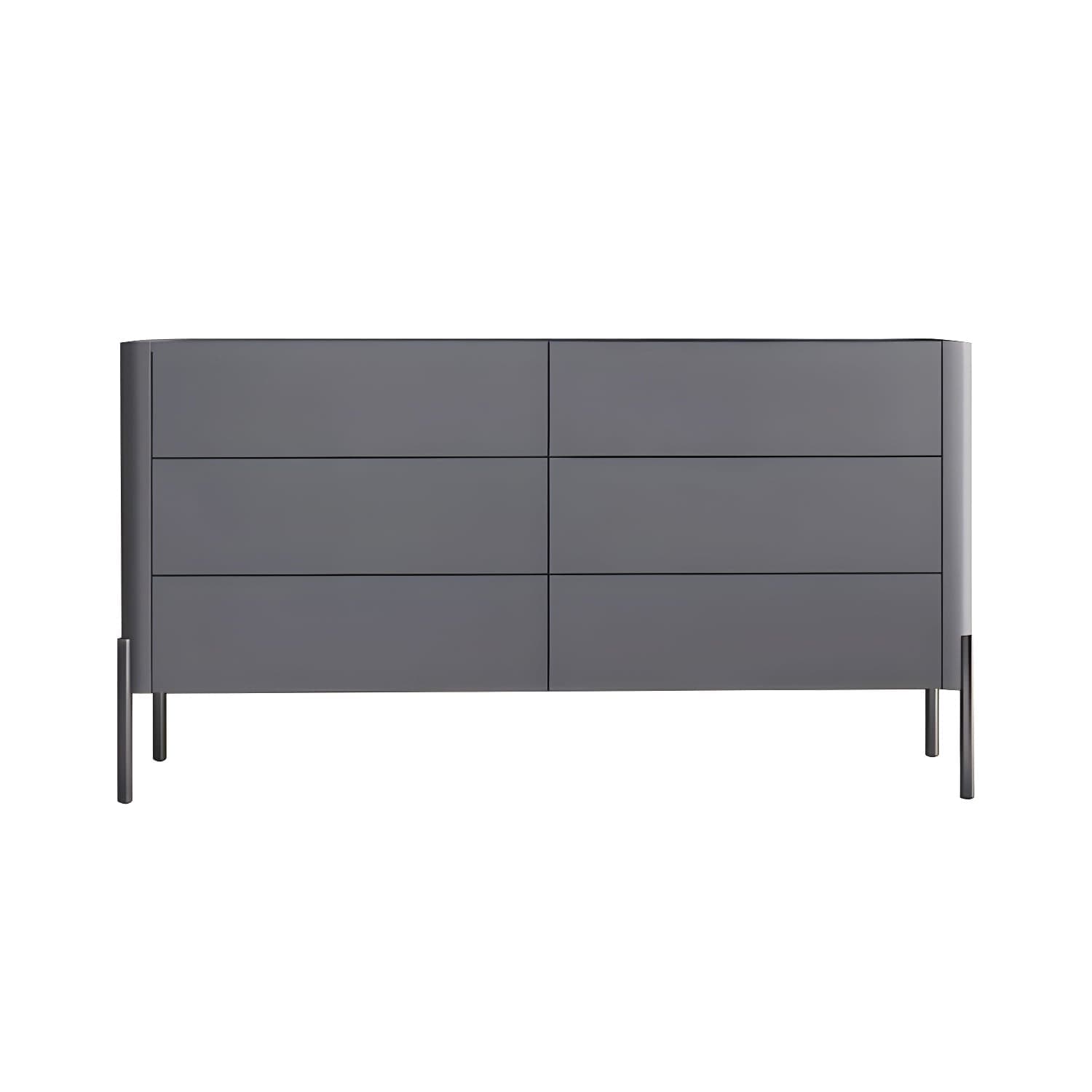 Modern Wood Dresser - Horizontal Design - Ample Drawer Space - Stylish Bedroom Storage - image 4