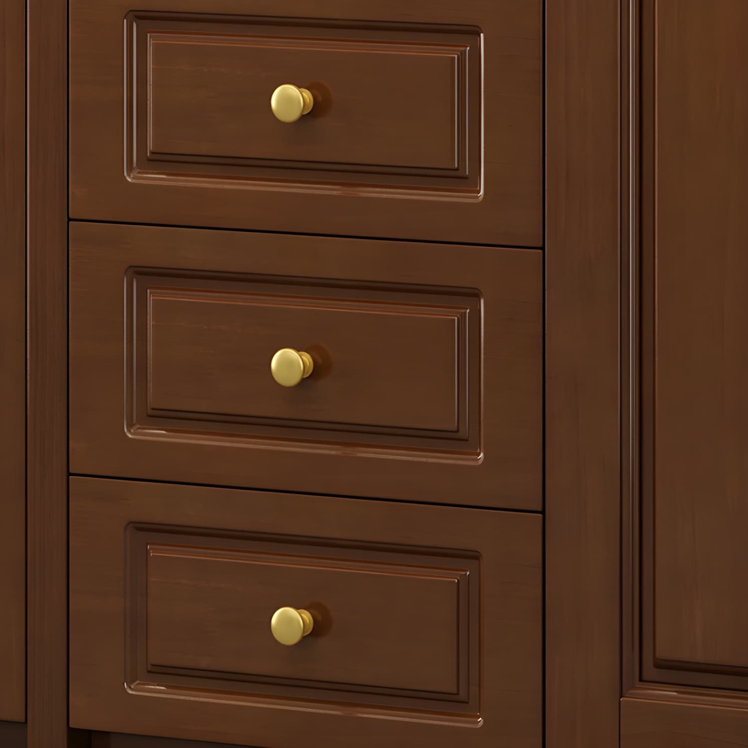 15.7" D Solid Wood 3-Drawer Accent Cabinet with Shelves for Entryway - image 13