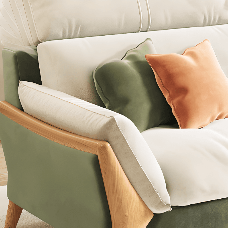 Straight/L-Shape Chalk Sofa/Sofa Chaise with Horizontal/Left Orientation and Standard Foam Seat Fill - image 11