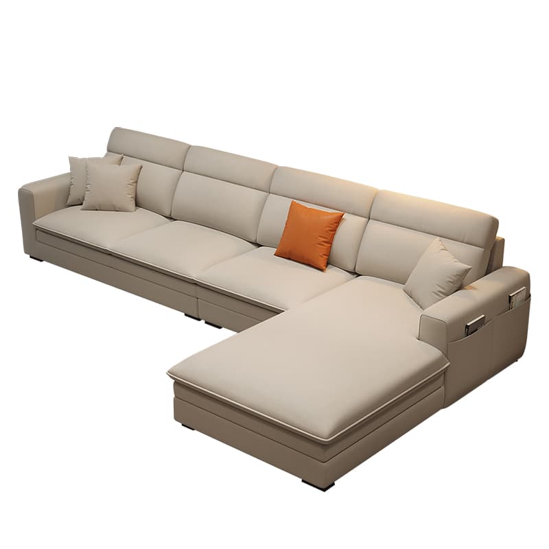 L-Shape/Straight Sofa Recliner/Sofa Couch with Concealed Support and Pine Wood Frame - image 7