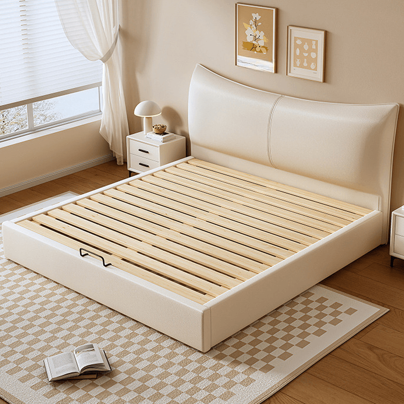 White Casual Pallet Bed Frame