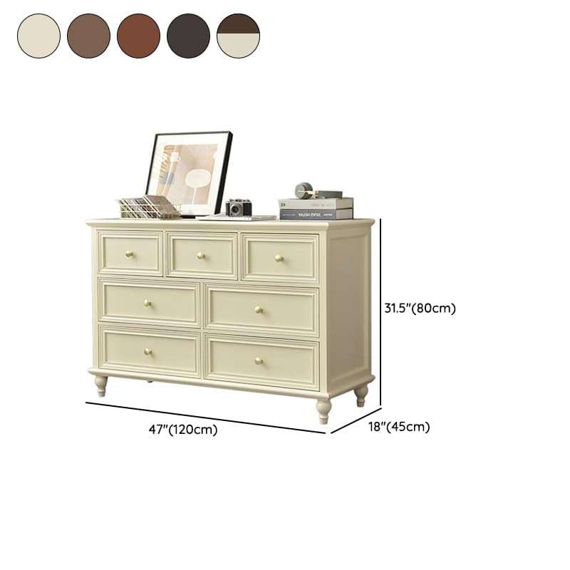 Simplistic Solid+Composite Wood Wardrobe Combo/Lingerie Chest with 7/9/6 Drawers in Horizontal/Vertical Orientation - image 17