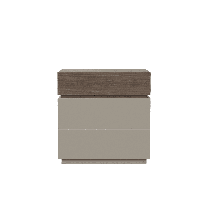 Organic Modern Nightstand With Drawer Organization Featuring 3 Drawers and Particle Board Wood Countertop - image 6