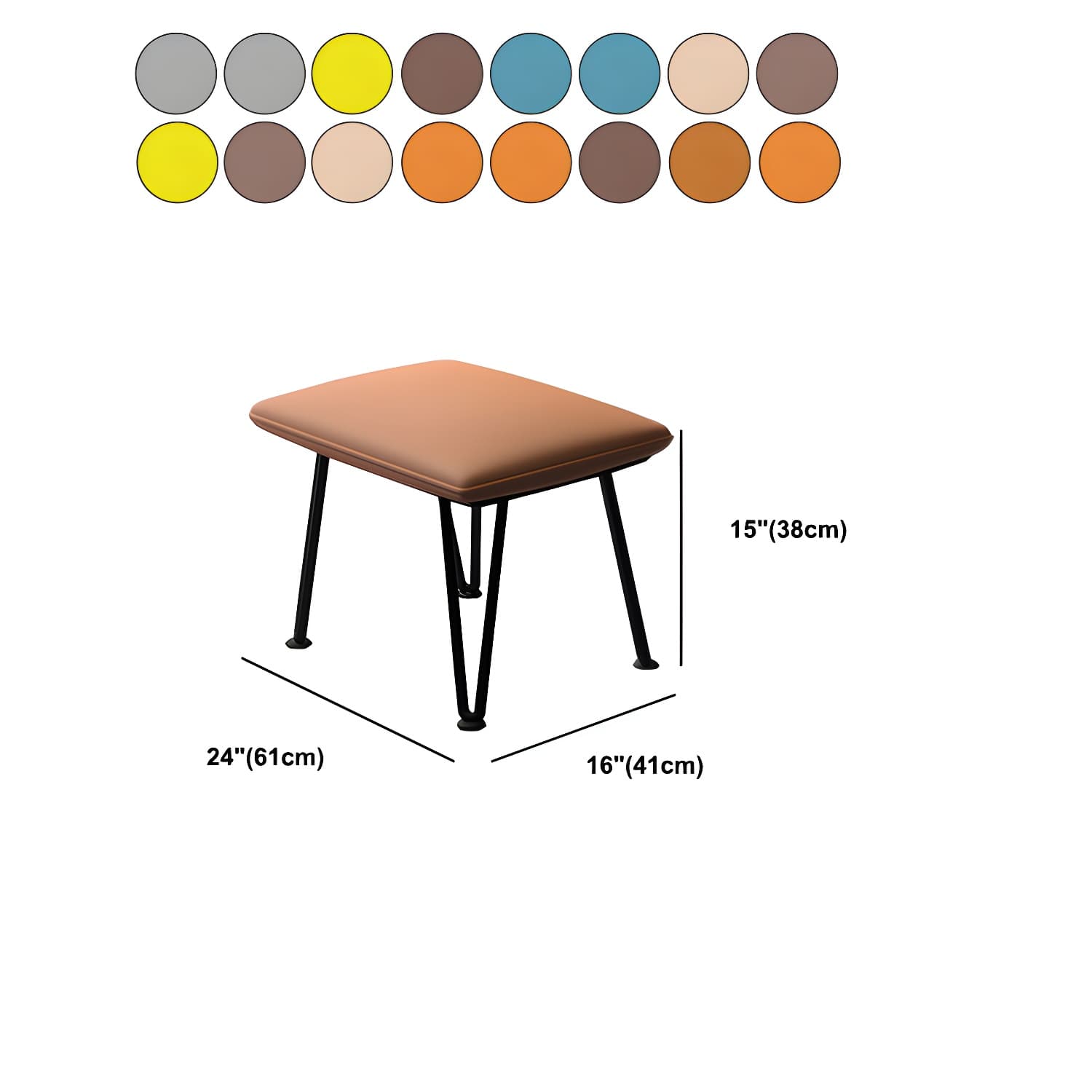 Modern Tufted Cushions Glider Spindle Children Glider with Ottoman - image 26
