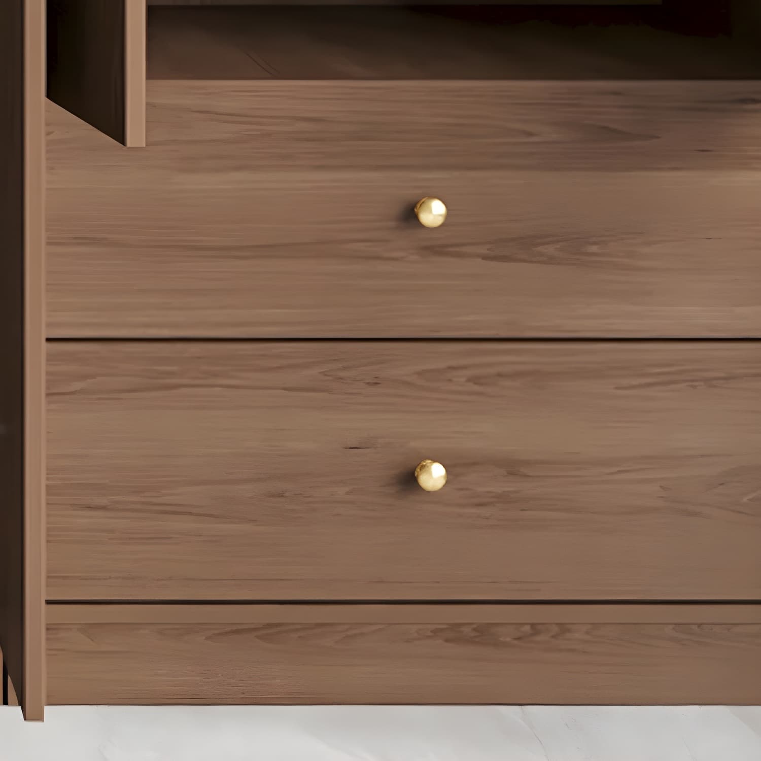 Wood Grain Design Armoires & Wardrobes with Soft Close Door and Storage Space - image 8