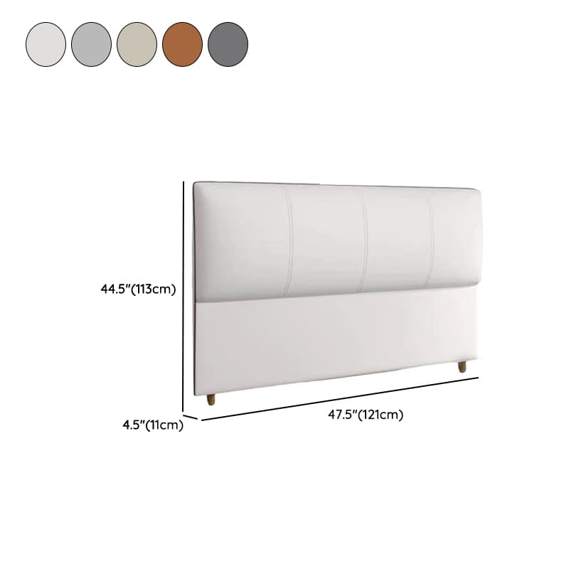 Casual Style Panel Headboard in Natural Wood with No Distressing, Rectangle Shape for King/Queen/Full Bed, Featuring Sponge Upholstery and Standard Height - image 9