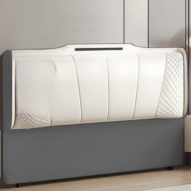 Simplistic Wingback Headboard with Camelback Shape for Queen Bed, Standard Height, Sponge Upholstery, No Distressing, Lumber Frame - image 13