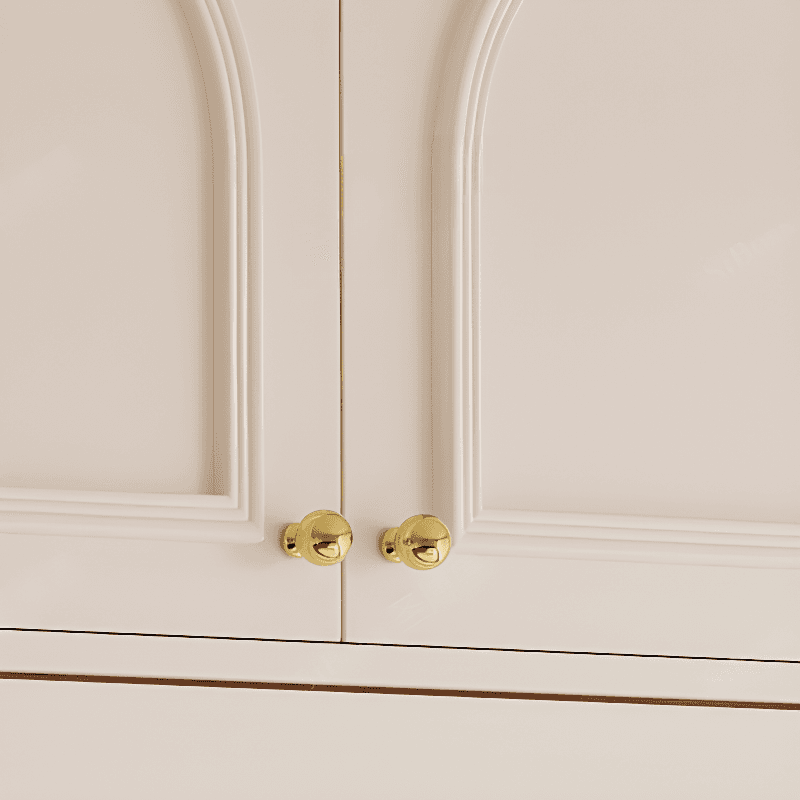 Casual White Wooden Wardrobe with 5 Drawers/4 Drawers/2 Drawers, Interior Shelves & Hanging Rod - image 4