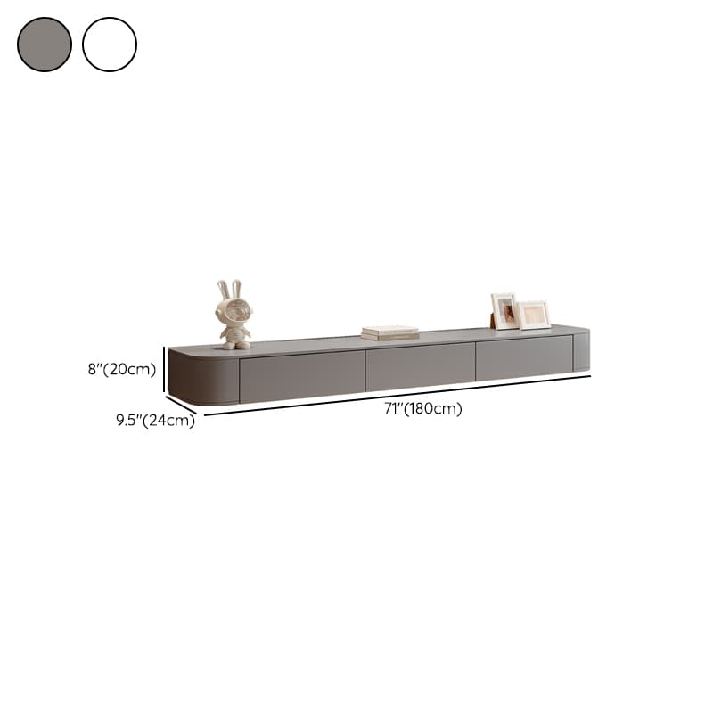 Modern Wall-Mounted Wood TV Console with Drawers and Cable Management - image 13