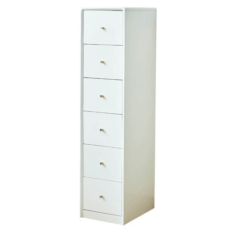 Minimalist Natural Wood Bachelor Chest with 6 Drawers, Vertical Orientation - image 3