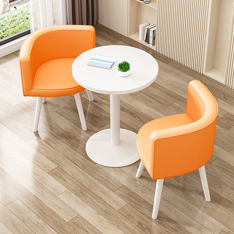 Modern Simple Style Recycled Wood Dining Table Set for 2 - image 11