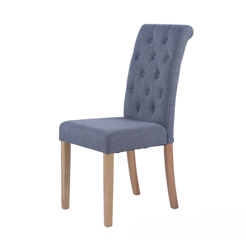 Framed Stable Parsons Side Chair with 4 Legs and Foot Pads in an Old School Style, Tufted Back Included/Not Included - image 4