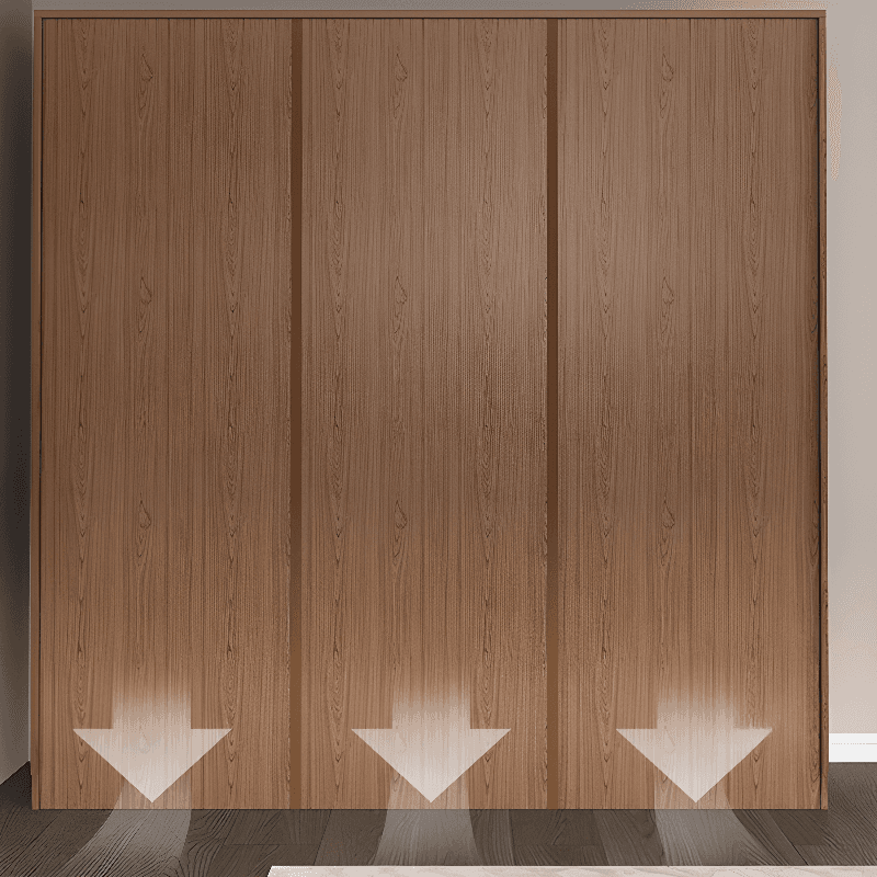 Multi-Color Simple Lumber Wardrobe Closet with Soft Close Drawer, Soft Close Door, Interior Shelves, and Clothing Rod - image 8