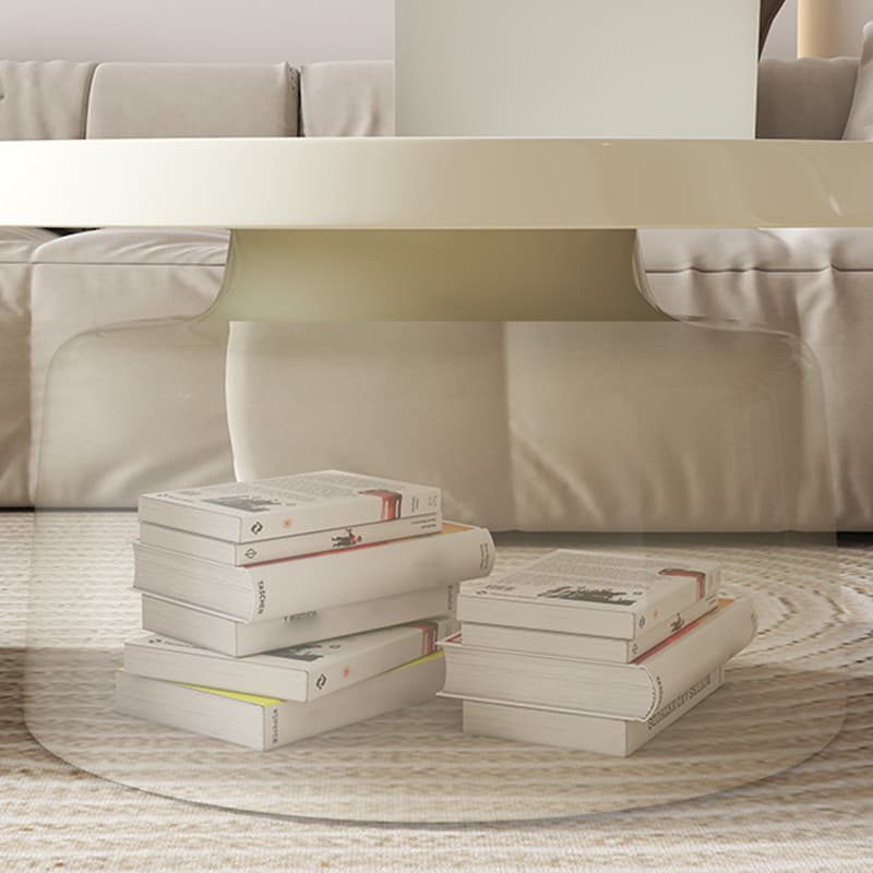Modern Pedestal Non-Upholstered Round Nesting Coffee Tables Metal Top and Base - image 18