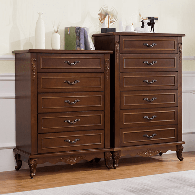 Victorian Style Detached Decorative Cabinet for Sitting Room, Rainproof with 4-6 Drawers and Cabriole Leg - image 6