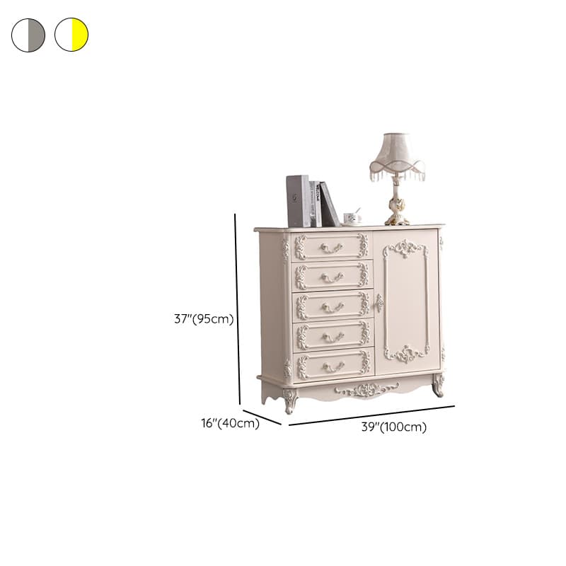 Contemporary Lumber Horizontal Wardrobe Combo with Hutch and 3 Interior Shelves - image 11