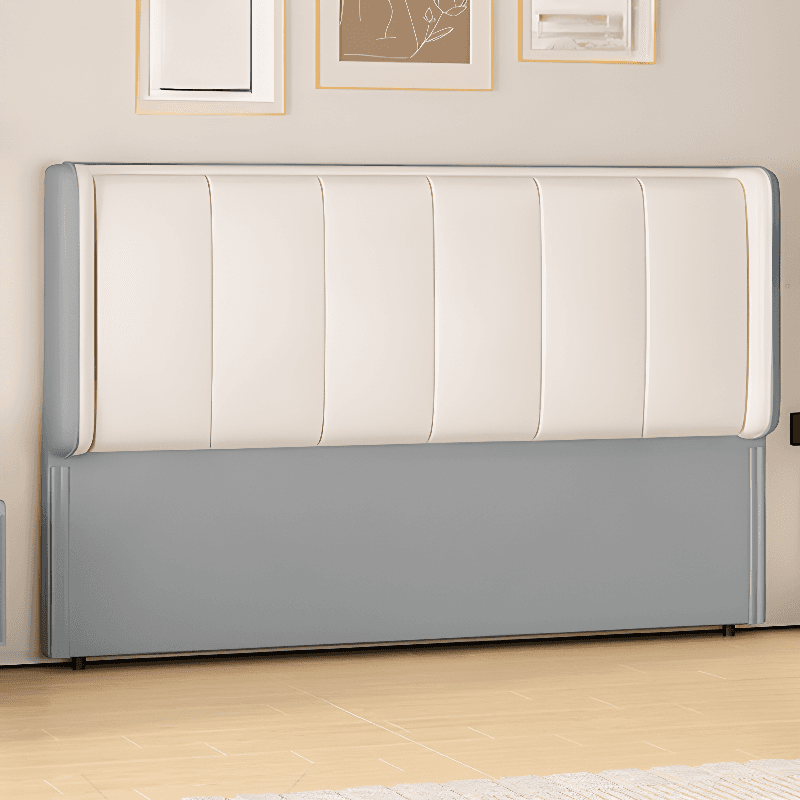 Art Deco Style Panel Headboard in Timber with No Distressing, Rectangle Shape for King/Queen/Full Bed, Featuring Sponge Upholstery and Standard Height - image 11